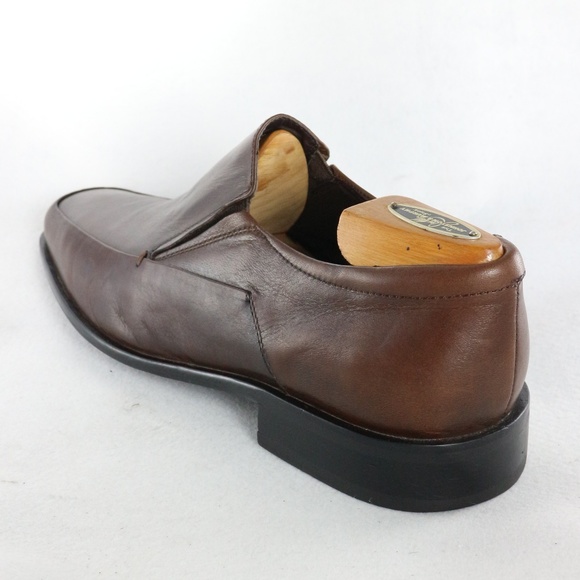 RUSH by GORDON RUSH Kyler Brown Leather Loafers PAIR Sz 8.5 US Men main image 7